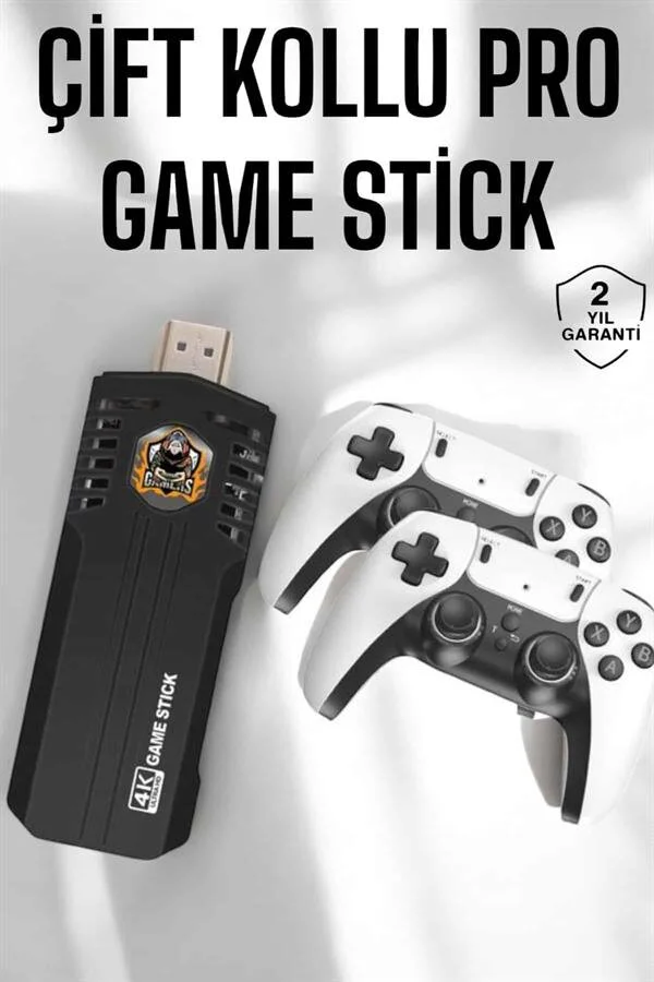 Çift Kollu Retro Oyun Kolu 3D Game Stick - Yüksek Çözünürlük, Çift Joystick, 30K Oyun