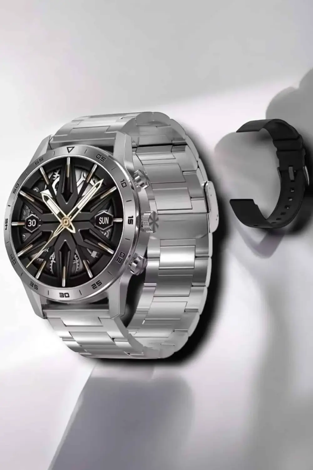 Çift Kordonlu Yüksek Çözünürlüklü Akıllı Saat Uyku İzleyici & Spo