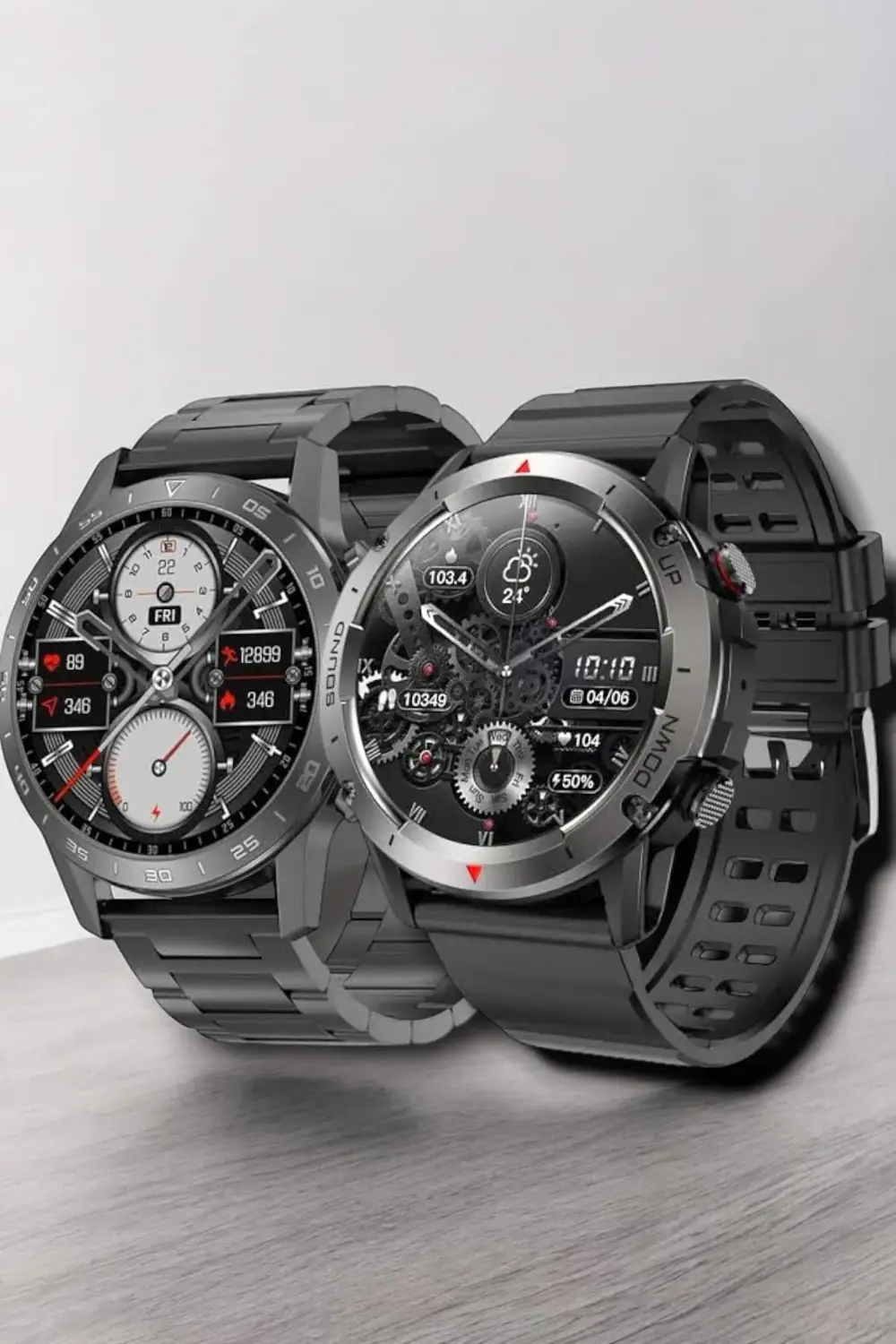 Çift Kordonlu Yüksek Çözünürlüklü Akıllı Saat Uyku İzleyici & Spo