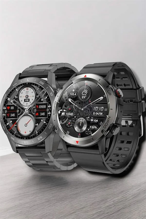 Çift Kordonlu Yüksek Çözünürlüklü Akıllı Saat Uyku İzleyici & Spo