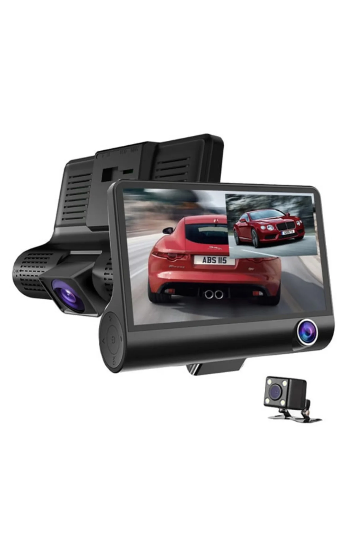 Çift Lens Araç Güvenlik Kamerası G Sensörlü Full HD