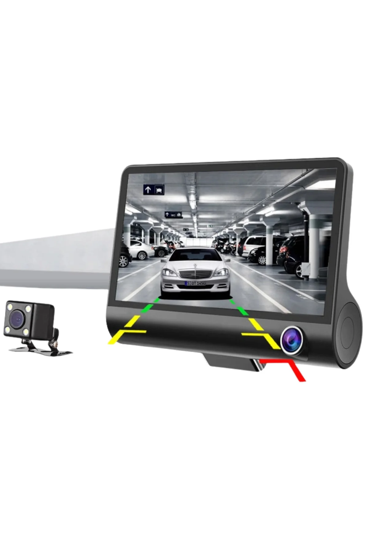 Çift Lens Araç Güvenlik Kamerası G Sensörlü Full HD Yeni Nesil - Görsel 3