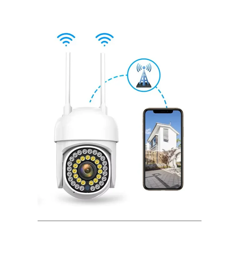Çift Lensli Dış Mekan Wi-fi Kamera