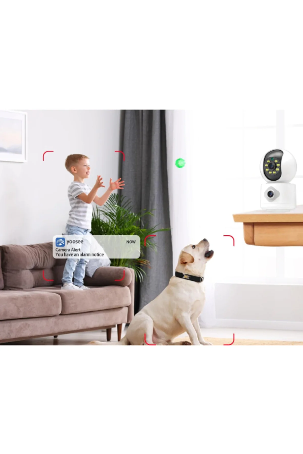 Çift Lensli İç Mekan Wi-Fi Kamera