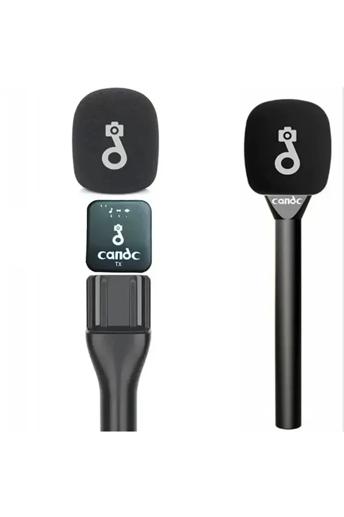 Çift Mikrofonlu Profosyonel Kablosuz Yüksek Kaliteli Ses Kaydı Rö