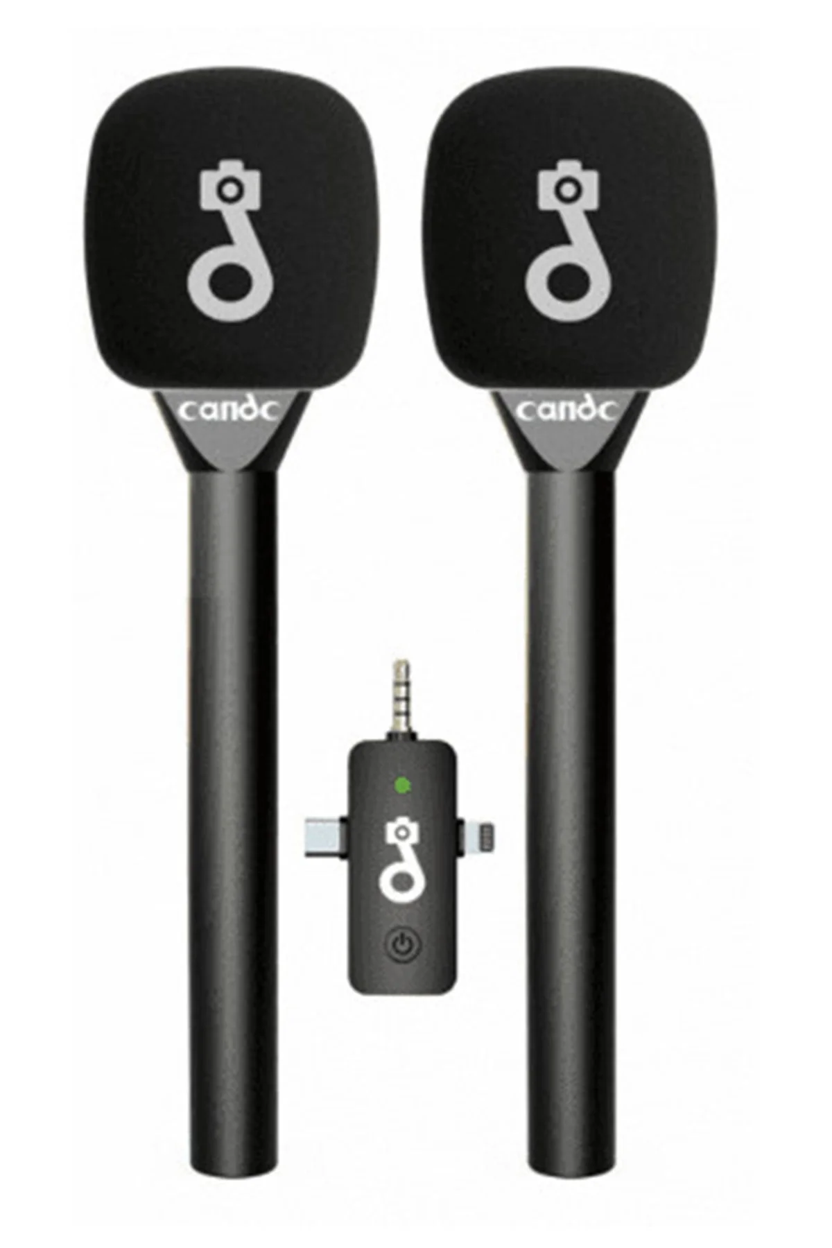 Çift Mikrofonlu Profosyonel Kablosuz Yüksek Kaliteli Ses Kaydı Rö