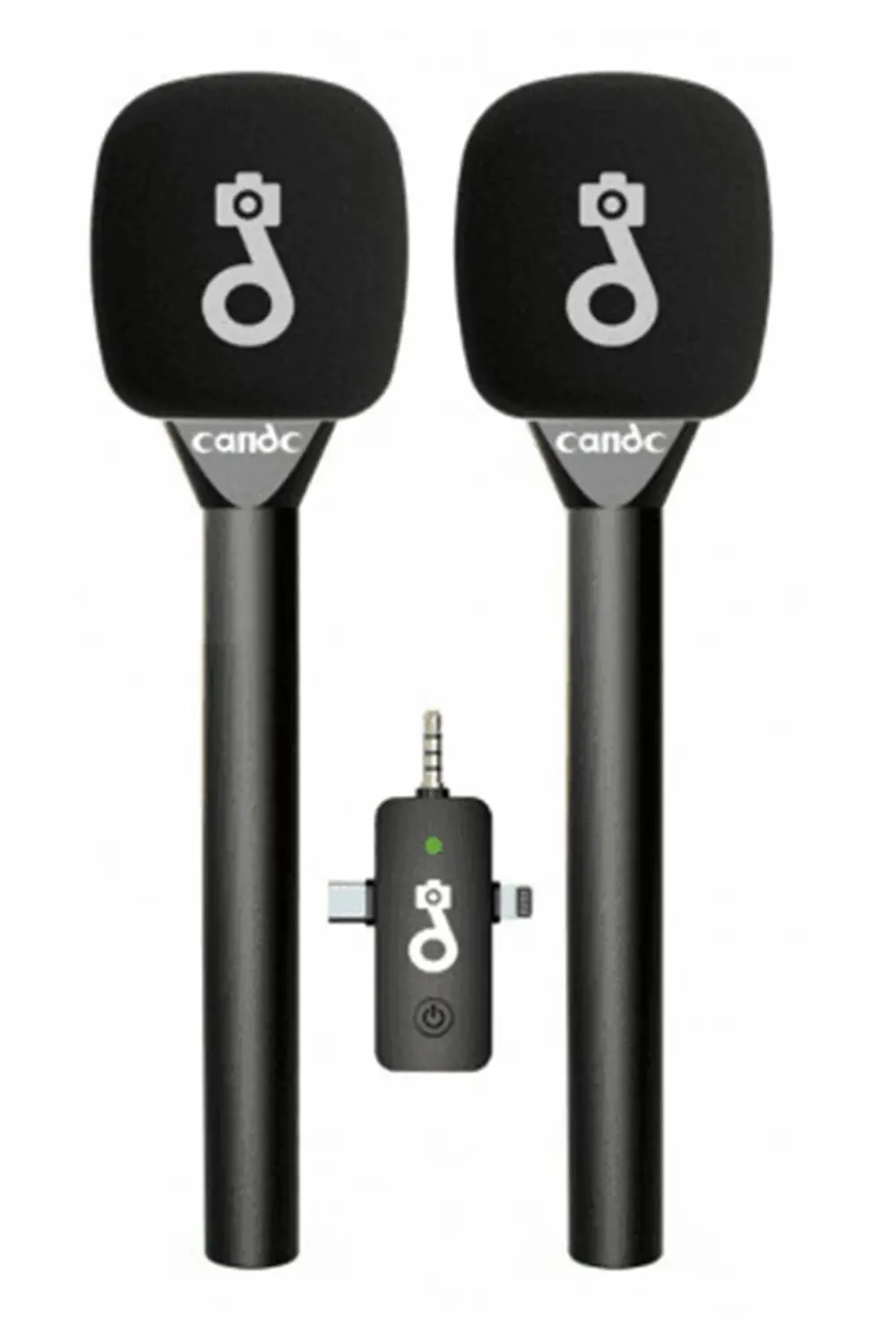 Çift Mikrofonlu Profosyonel Kablosuz Yüksek Kaliteli Ses Kaydı Rö