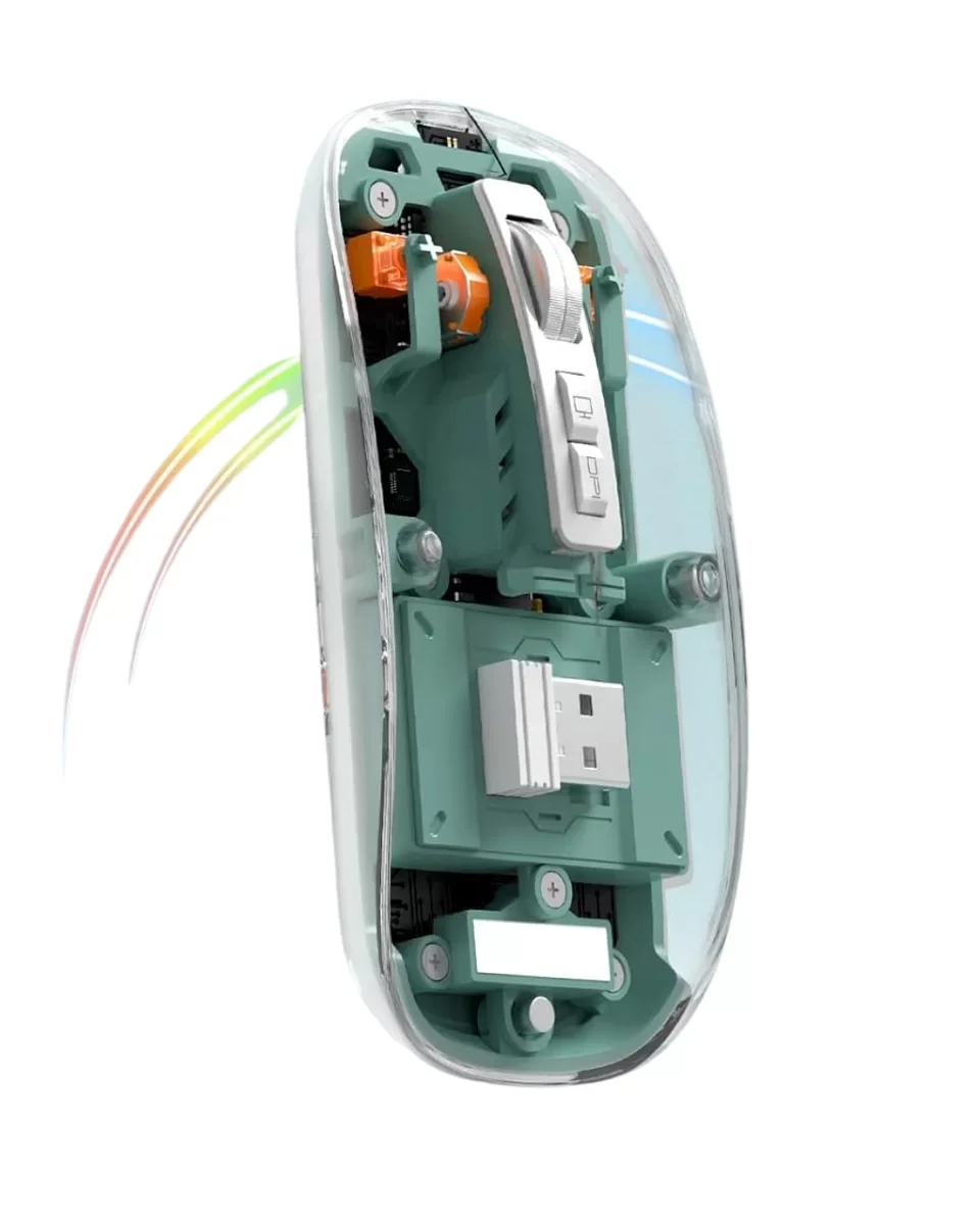 Çift Mod Bağlantılı Kablosuz Mouse Bluetooth ve USB Alıcılı Yeni Nesil
