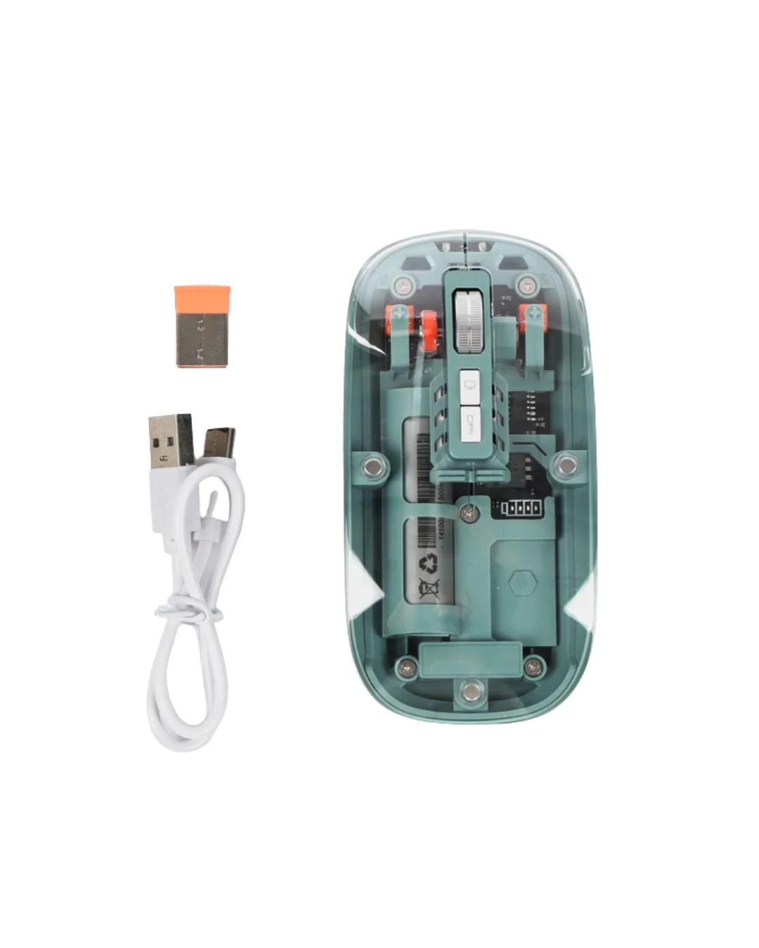 Çift Mod Bağlantılı Kablosuz Mouse Bluetooth ve USB Alıcılı