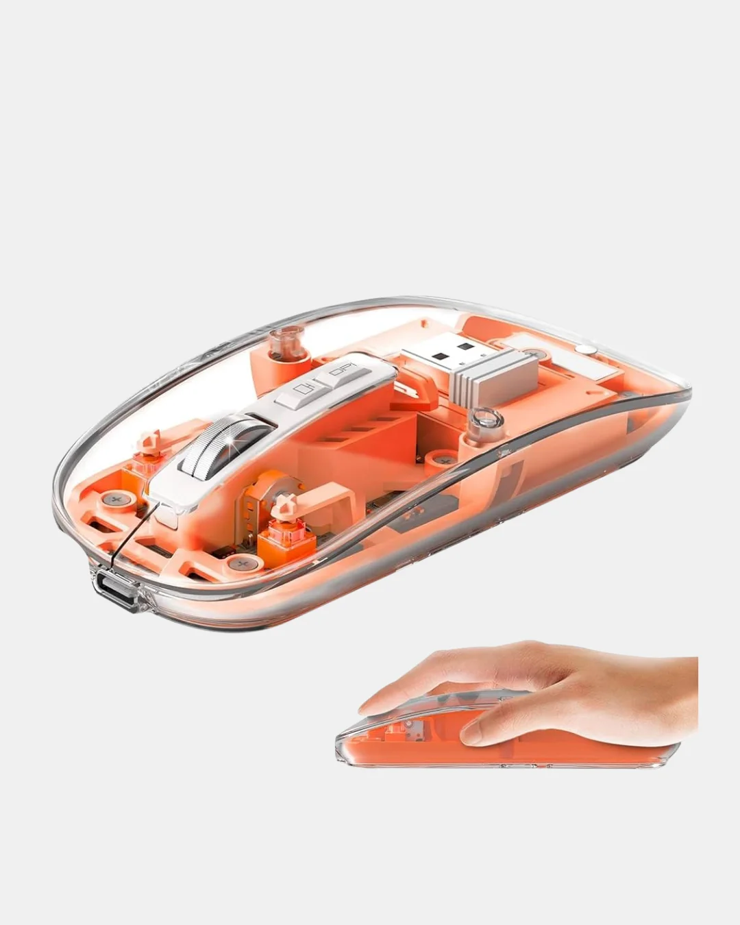 Çift Modlu Kablosuz Bluetooth 5.0 + 2.4GHz Mouse – 3 Cihaz Bağlan