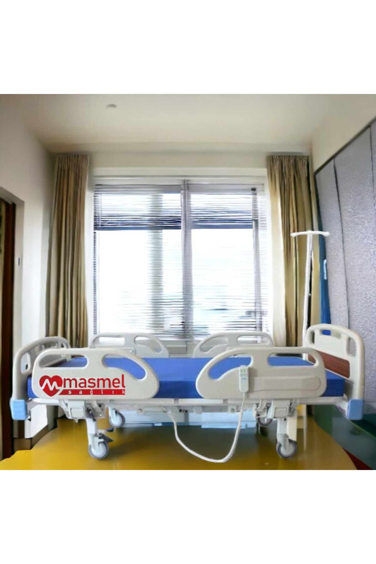 Medikal Marketi Çift Motorlu Hasta Karyolasi + Yatak