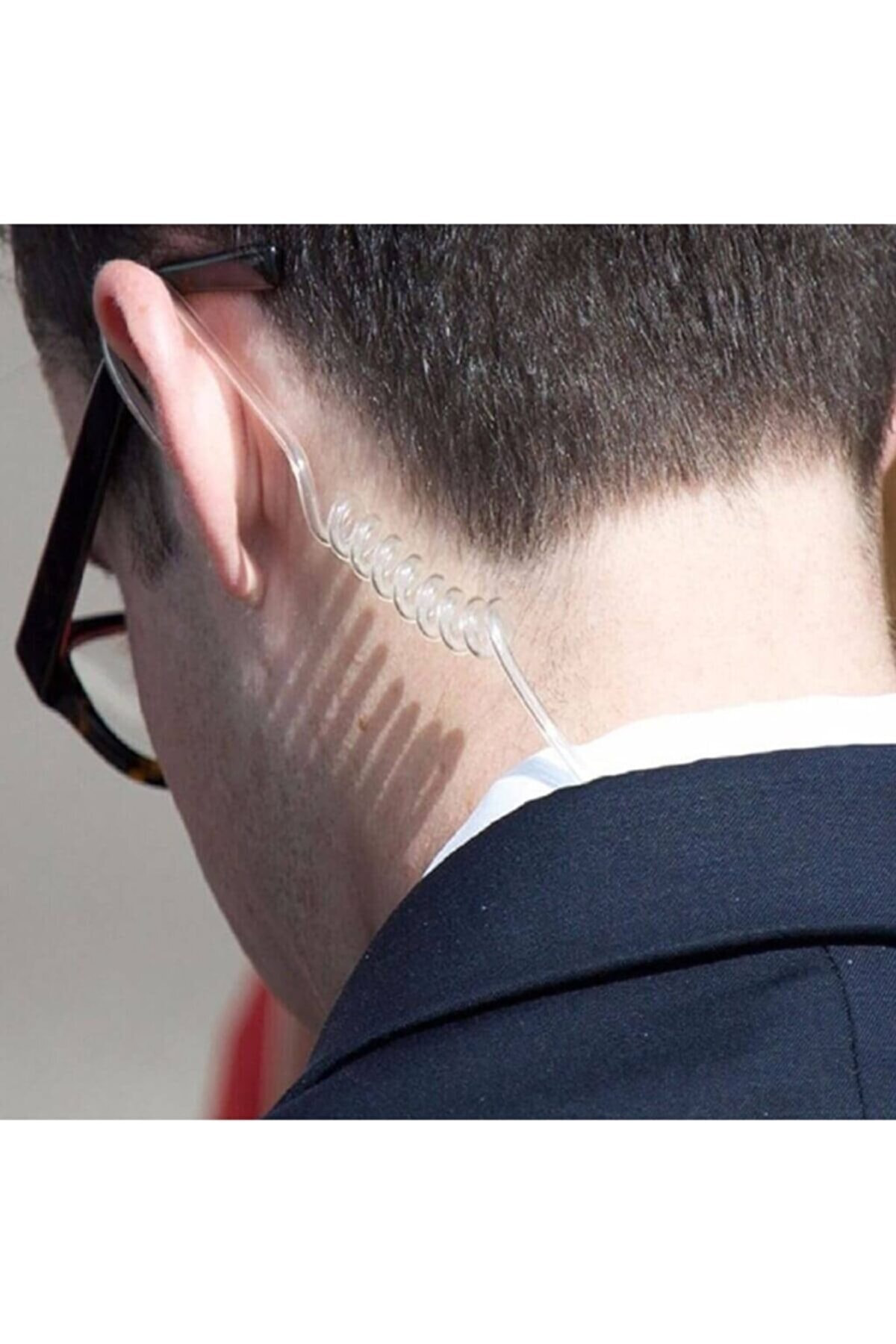 Çift Pinli Hyt Motorola Hytera El Telsizi Için Şeffaf Akustik Hel