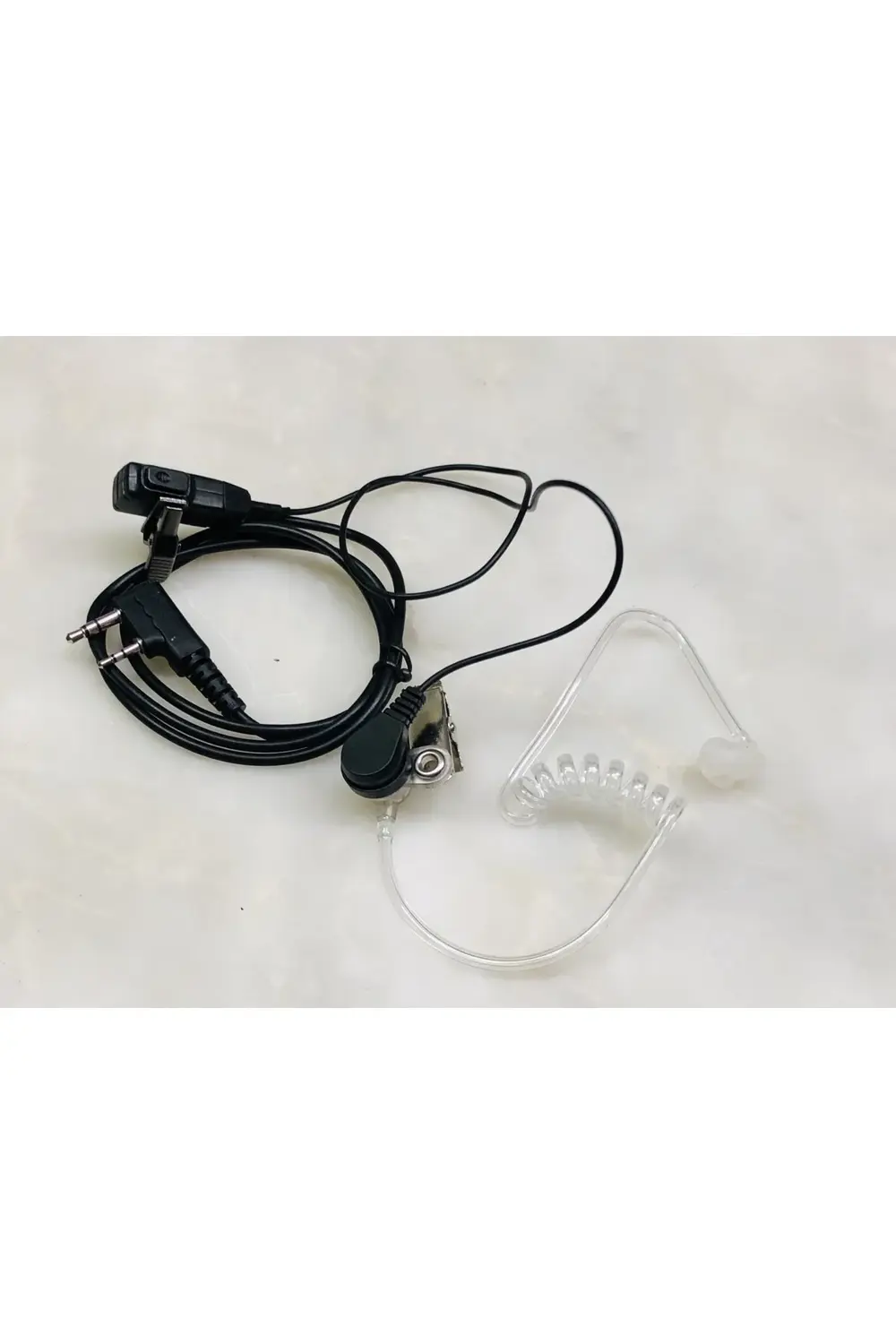 Çift Pinli Hyt Motorola Hytera El Telsizi Için Şeffaf Akustik Hel