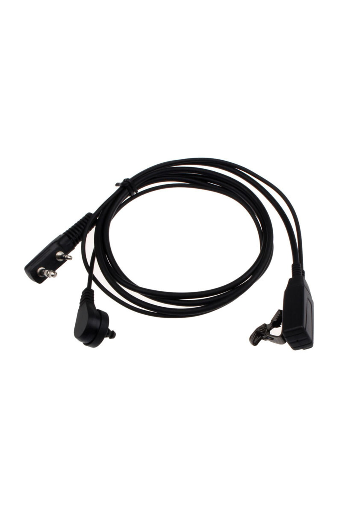 Çift Pinli Motorola Hyt Hytera El Telsizi Için Şeffaf Akustik Tel