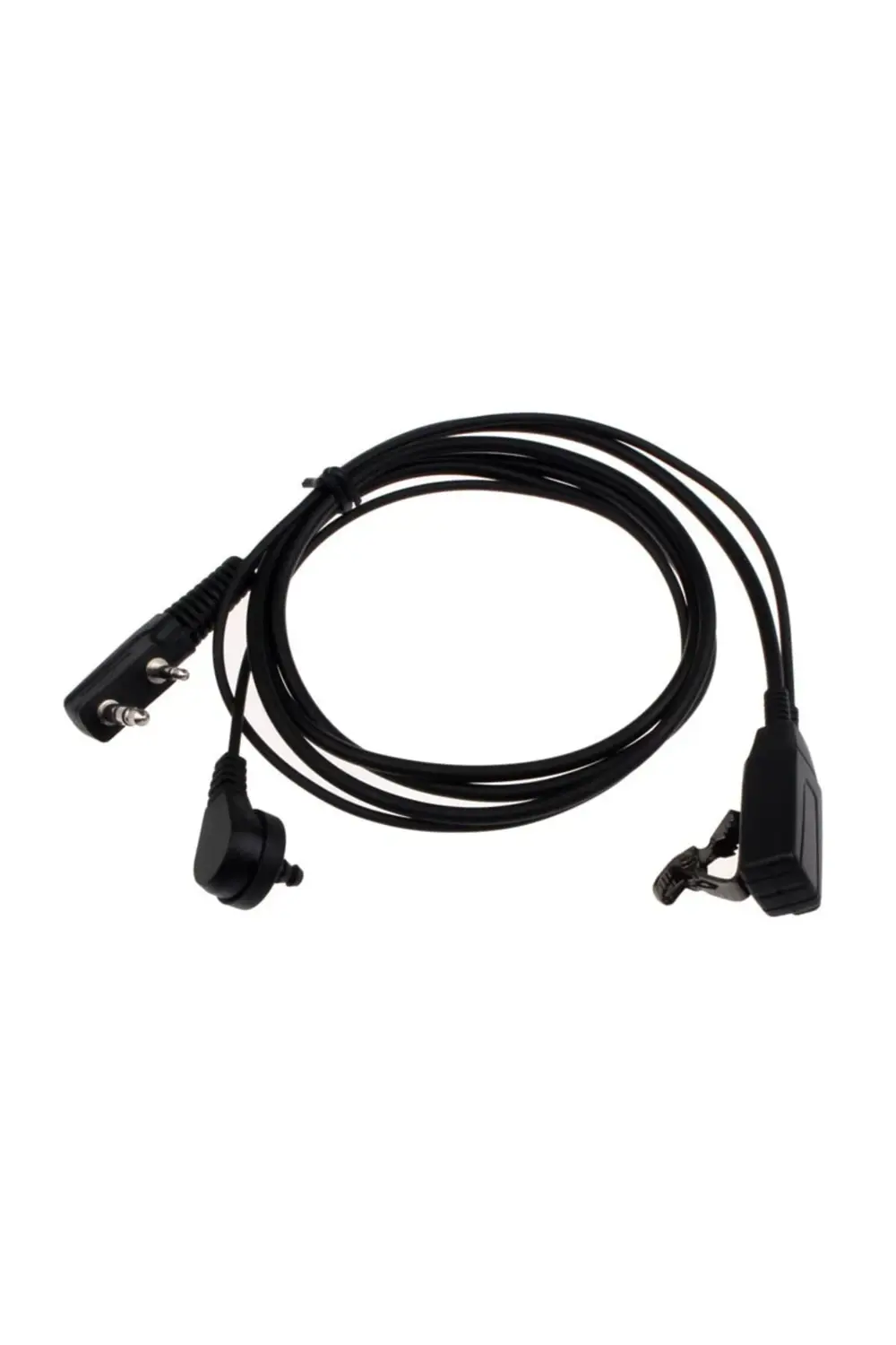 Çift Pinli Motorola Hyt Hytera El Telsizi Için Şeffaf Akustik Tel