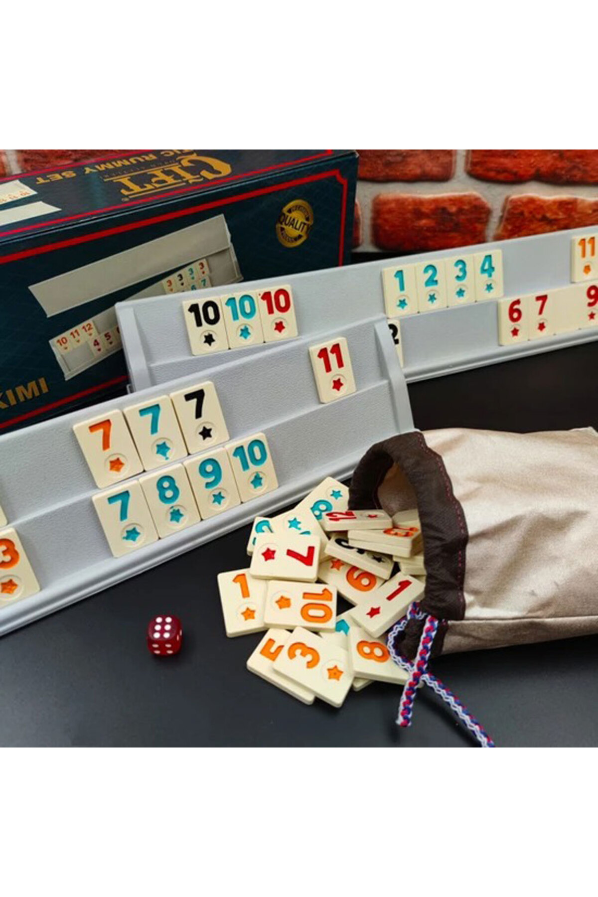 Oyuncak Store Çift Plastik Okey Takimi