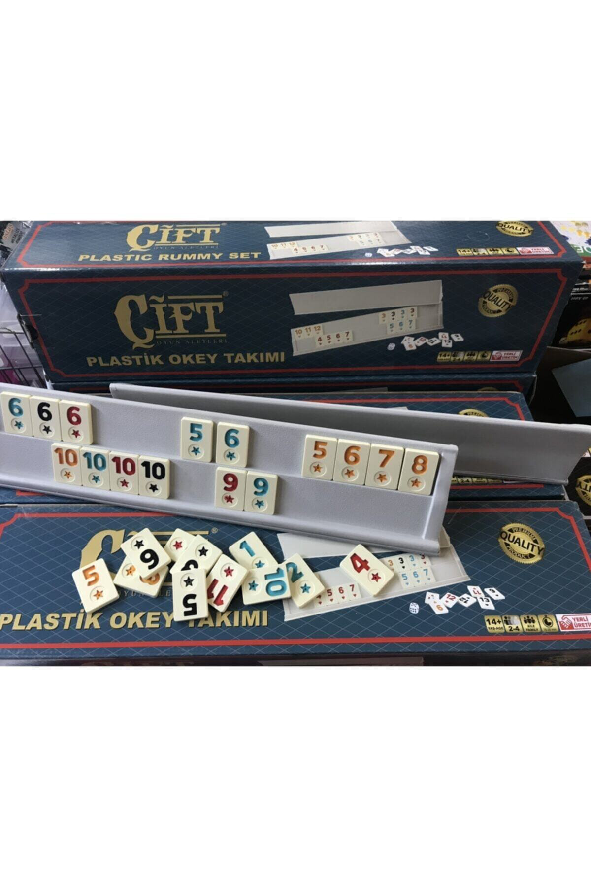 Çift Oyun Aletleri Çift Plastik Okey Takimi - Star