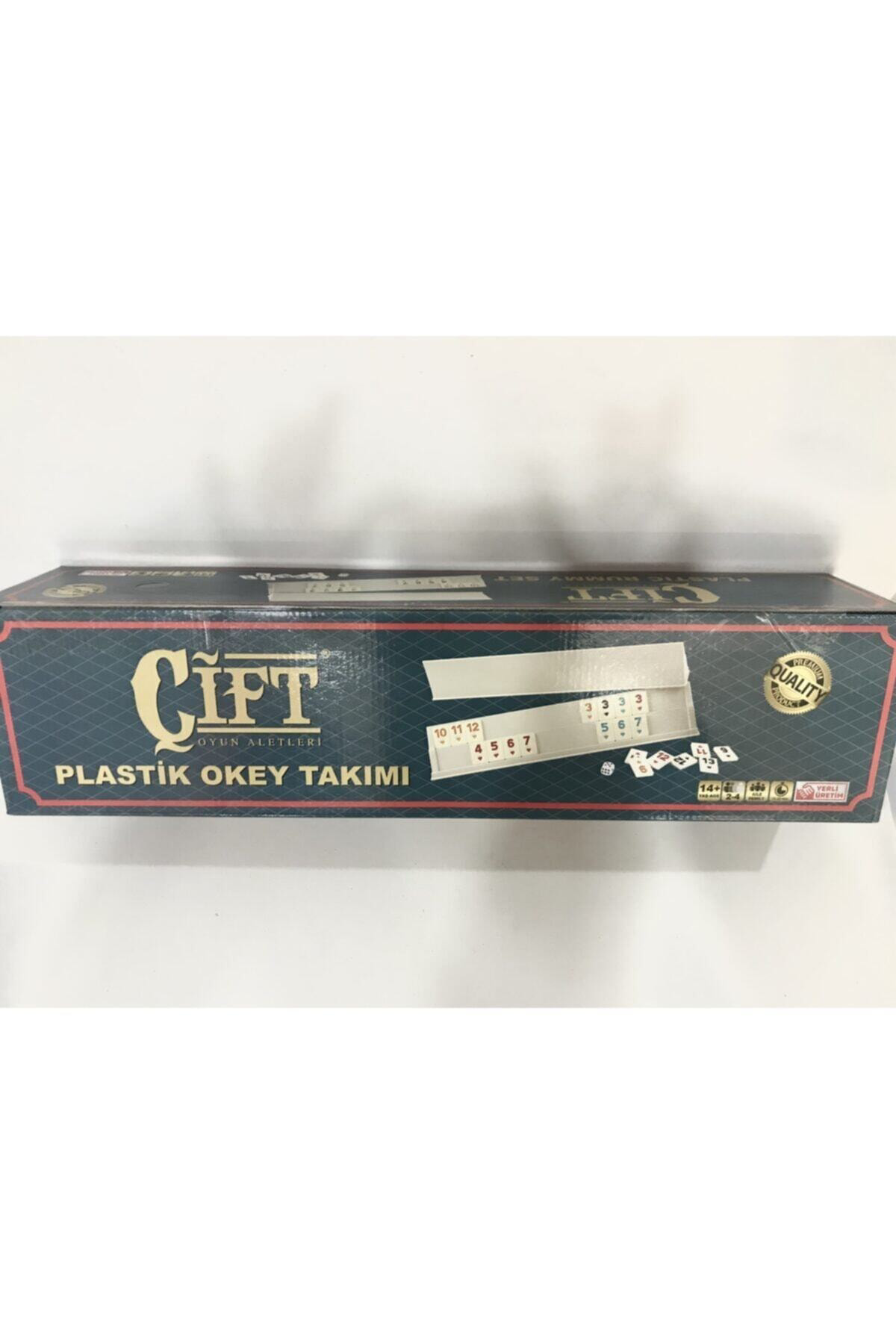 Çift Oyun Aletleri Çift Plastik Okey Takimi - Star