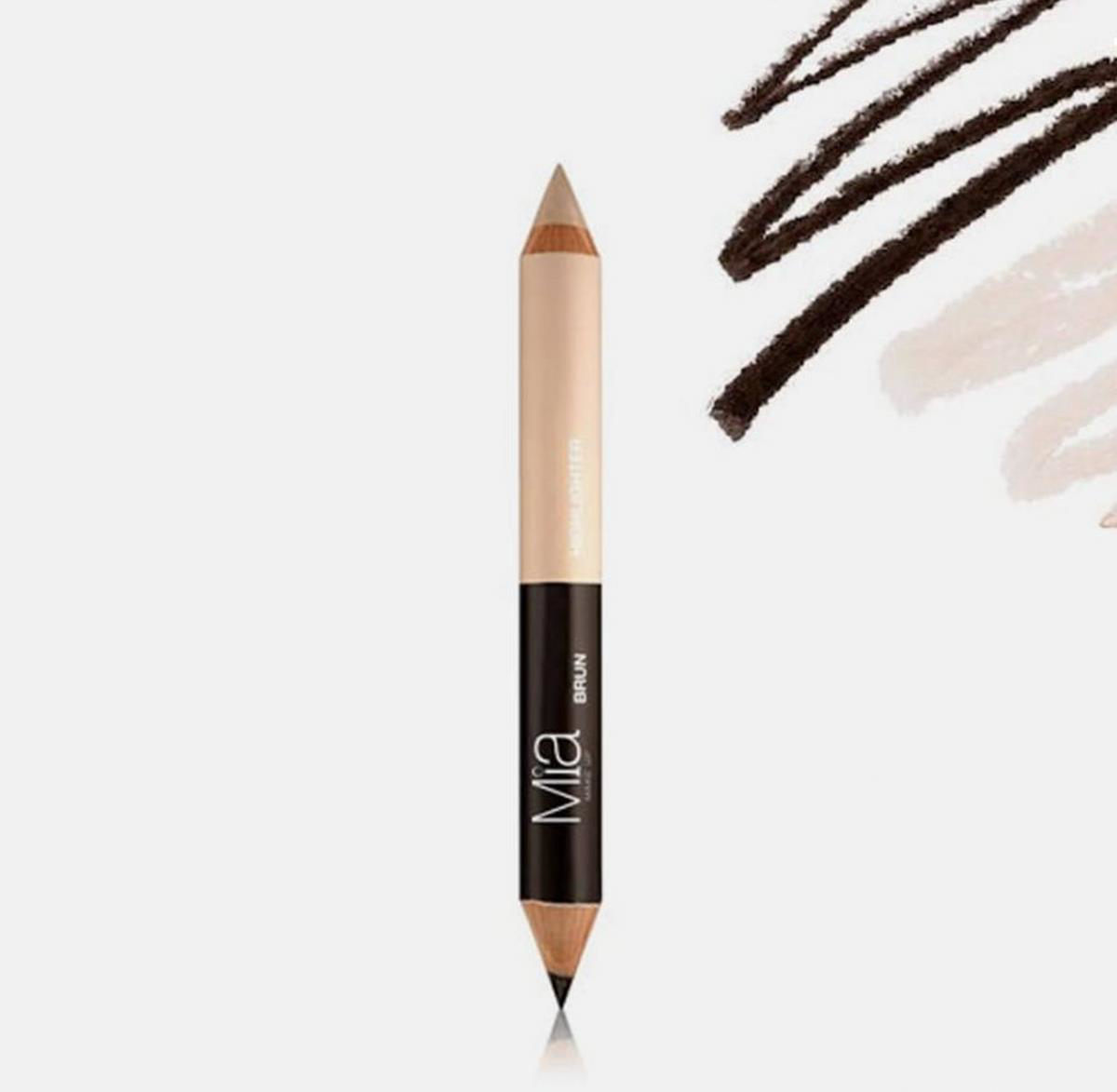 Mia Cosmetics Çift Renkli Kaş Kalemi  Eyebrowperfect Pencil  Medium  Mia-Ep006 