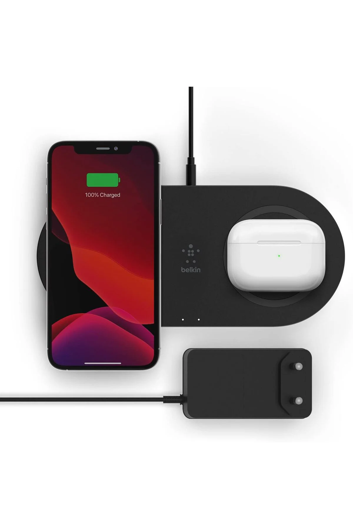 Çift Şarj Cihazı 15W noir 395519 Çift Şarj Cihazı 15W noir 395519