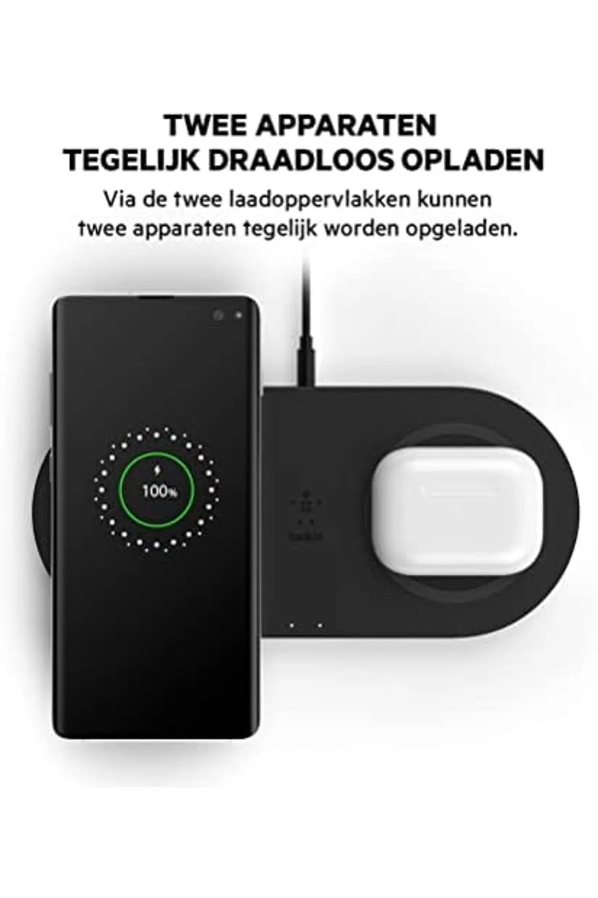 Çift Şarj Cihazı 15W noir 395519 Çift Şarj Cihazı 15W noir 395519