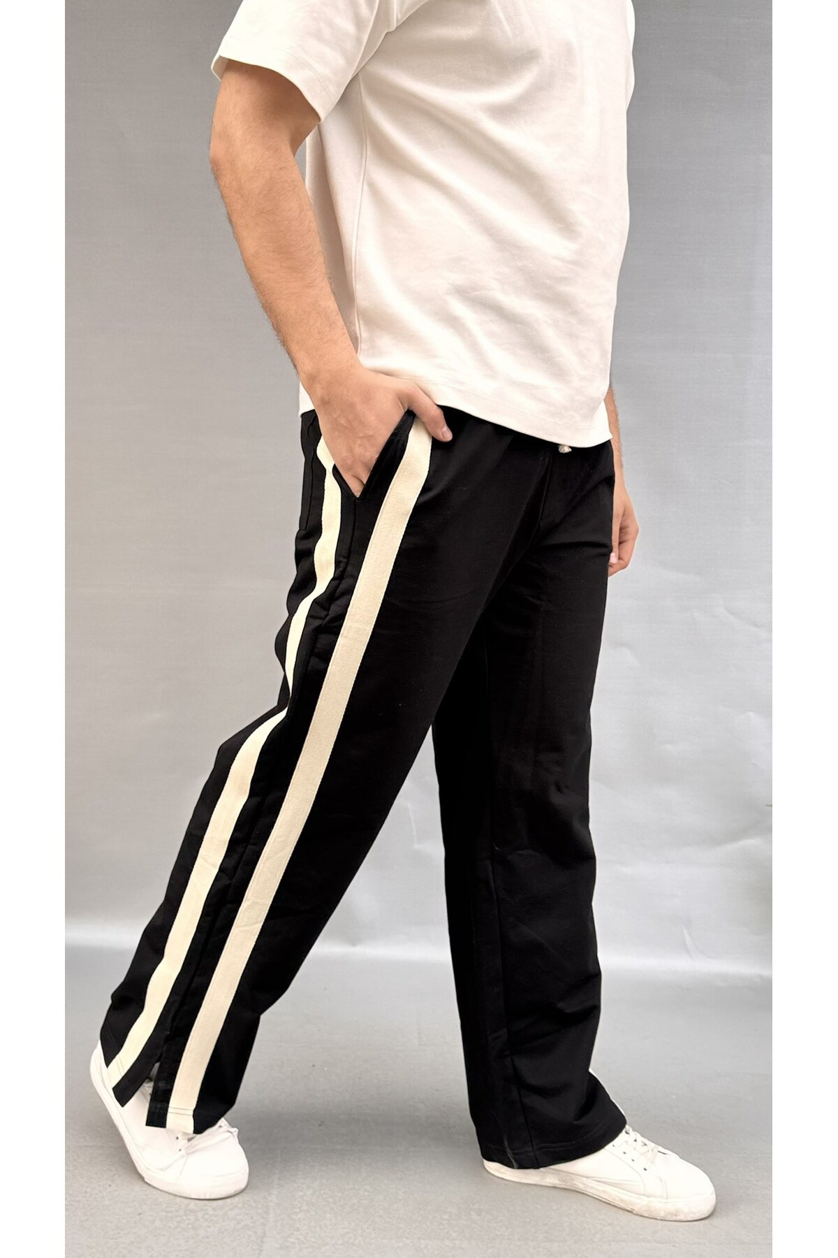 Casualmen32 Çift Şerit Detay Eşofman