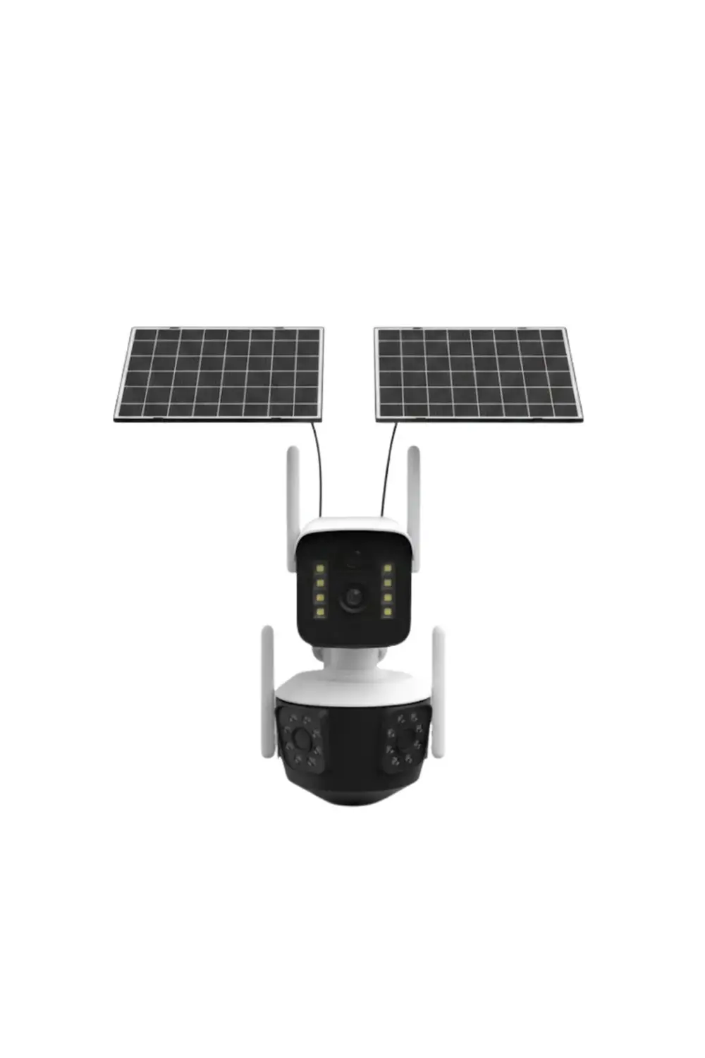 Çift Solar Panelli 4g Kablosuz Ip Güvenlik Kamerası 9mp Ve Hareke