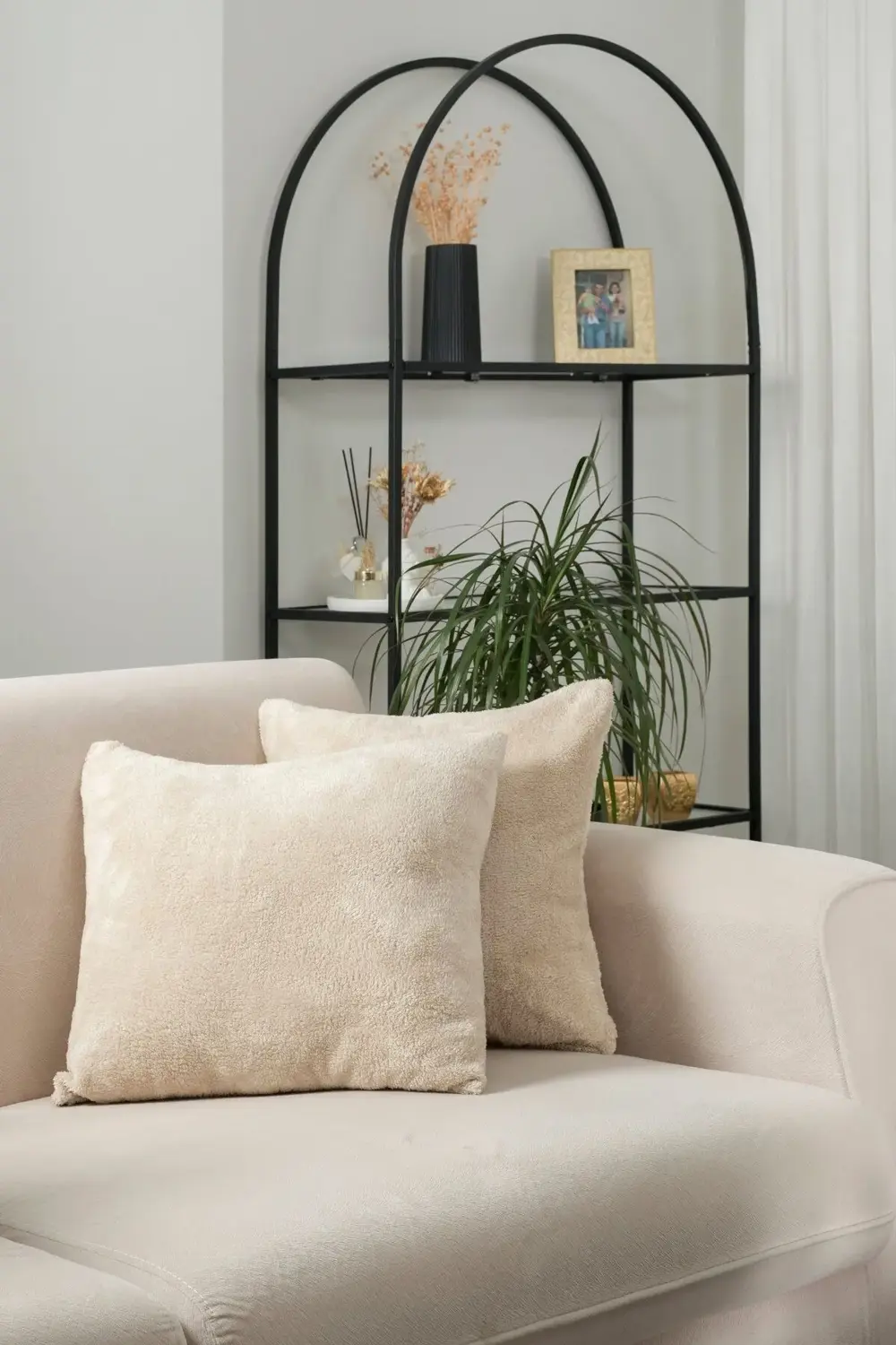 Çift Tarafı Wellsoft Kumaş 2'li 44x44 cm Hediyelik Dekoratif Pelü