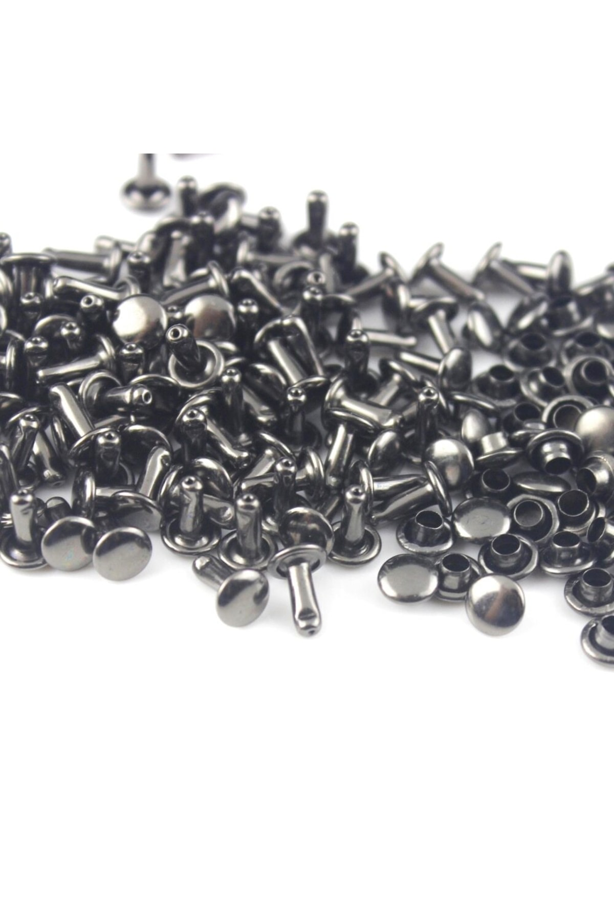 Tuhafiyecimiz Çift Taraflı 9 Mm Perçin, Rivet, Toruk 33,5 No [1000 Adet] Siyah