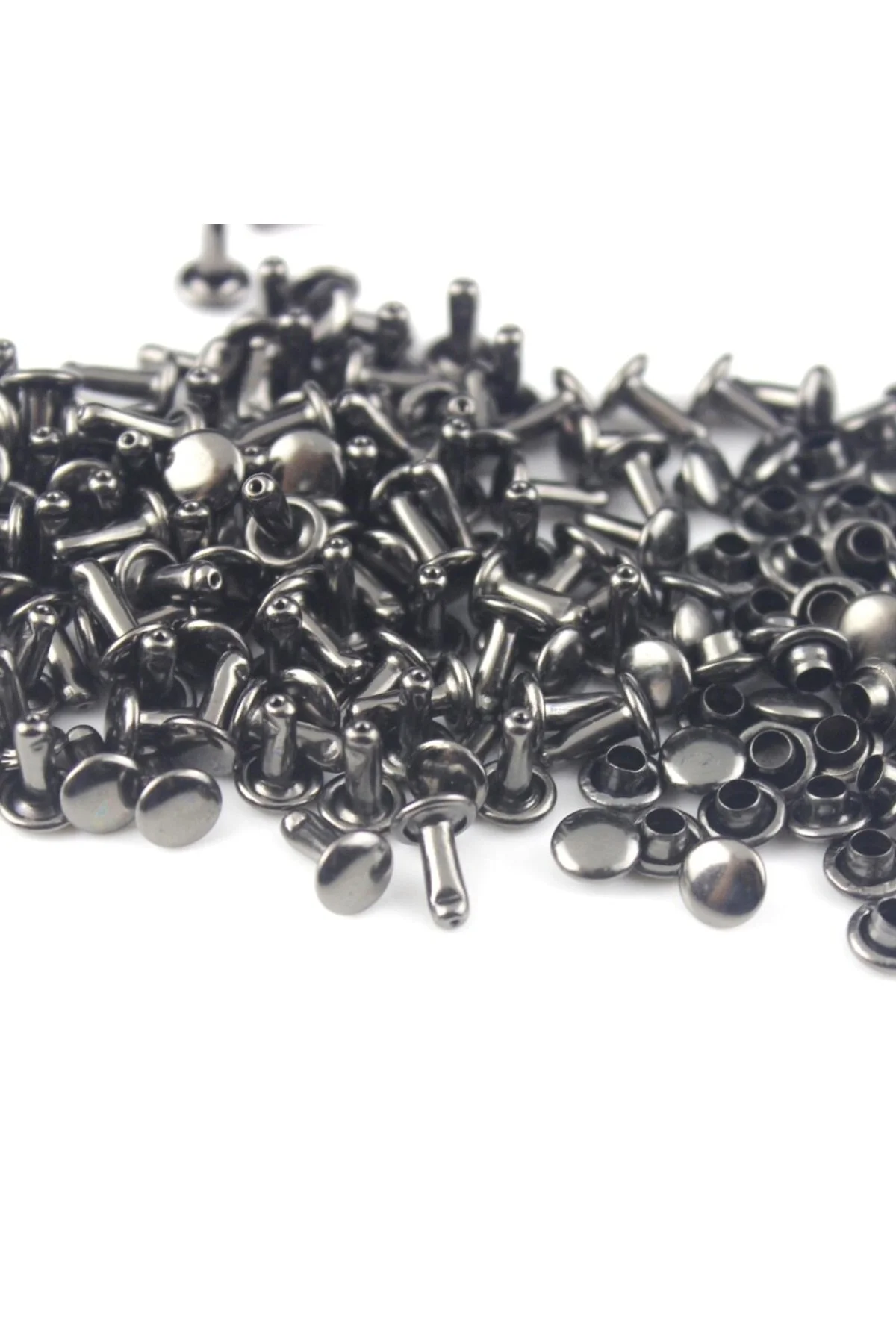 Çift Taraflı 9 Mm Perçin, Rivet, Toruk 33,5 No [1000 Adet] Siyah