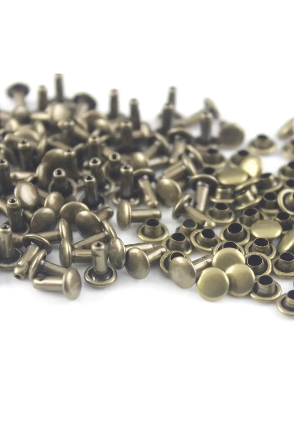 Çift Taraflı 9 Mm Perçin, Rivet, Toruk 33,5 No [1000 Adet] Bronz