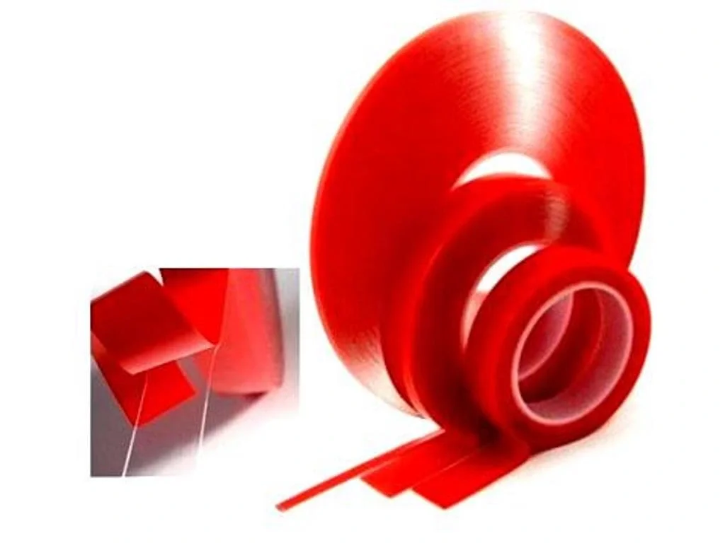 Çift Taraflı Akrilik Silikonize Bant 18 Mm X 2 Metre Kırmızı Vhb Çift Taraflı Akrilik Silikonize Bant 18 Mm X 2 Metre Kırmızı Vhb