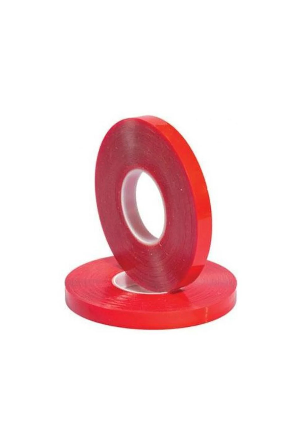 Çift Taraflı Akrilik Silikonize Bant 18 mm x 2 metre Kırmızı VHB Çift Taraflı Akrilik Silikonize Bant 18 mm x 2 metre Kırmızı VHB
