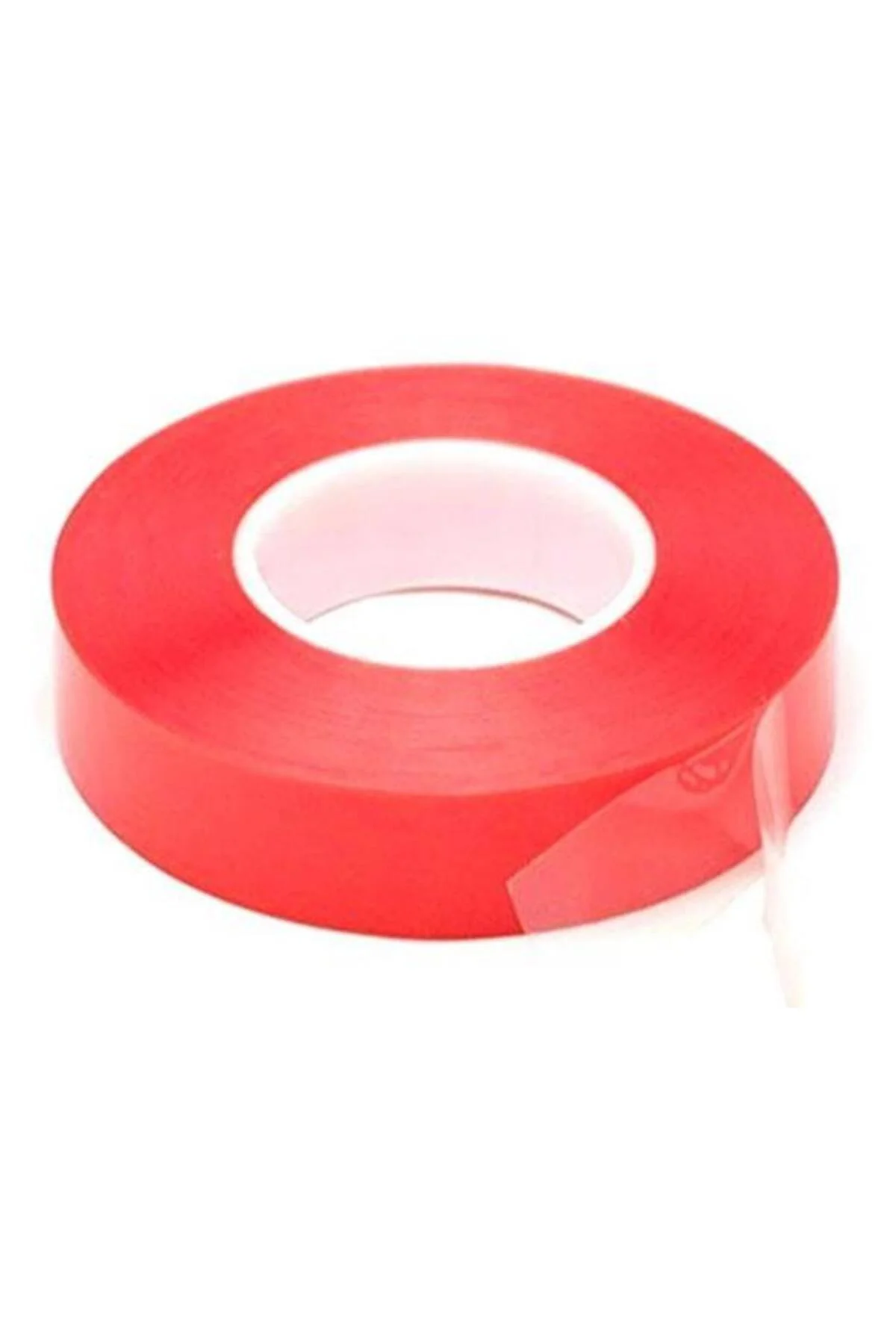 Çift Taraflı Akrilik Silikonize Bant 18 mm x 2 metre Kırmızı VHB Çift Taraflı Akrilik Silikonize Bant 18 mm x 2 metre Kırmızı VHB