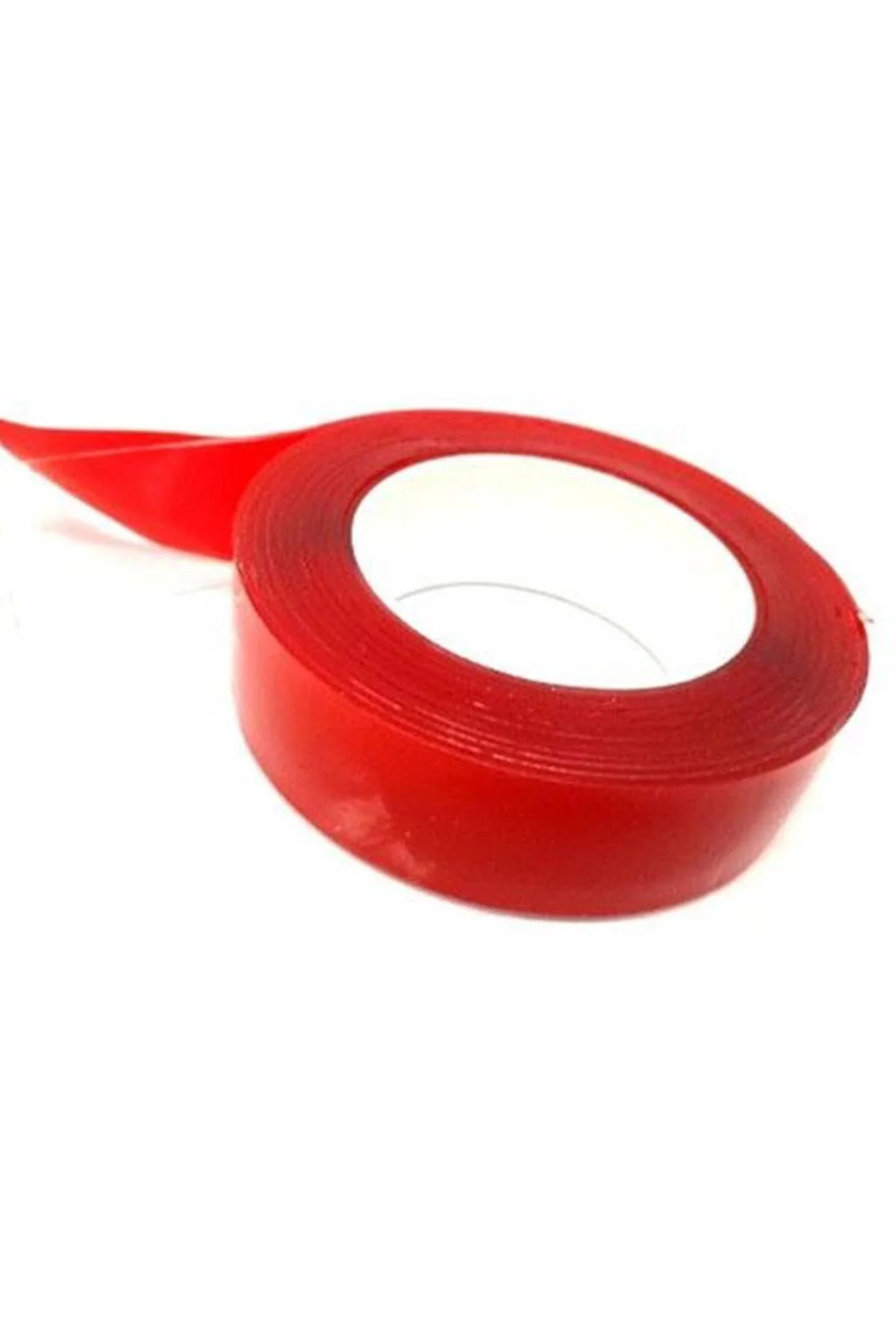 Çift Taraflı Akrilik Silikonize Bant 18 mm x 2 metre Kırmızı VHB Çift Taraflı Akrilik Silikonize Bant 18 mm x 2 metre Kırmızı VHB
