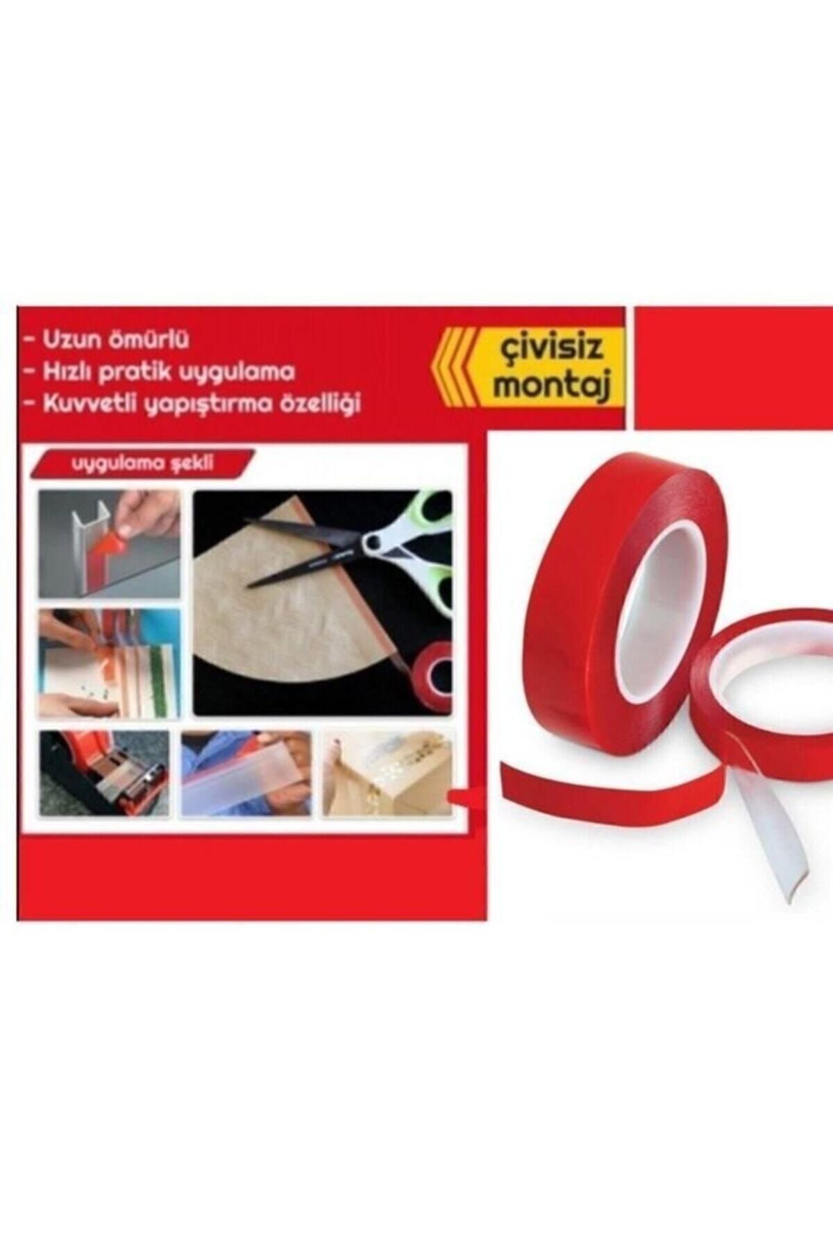 Çift Taraflı Bant 18 Mm X 2 Metre Akrilik Silikon Bant 2930003052