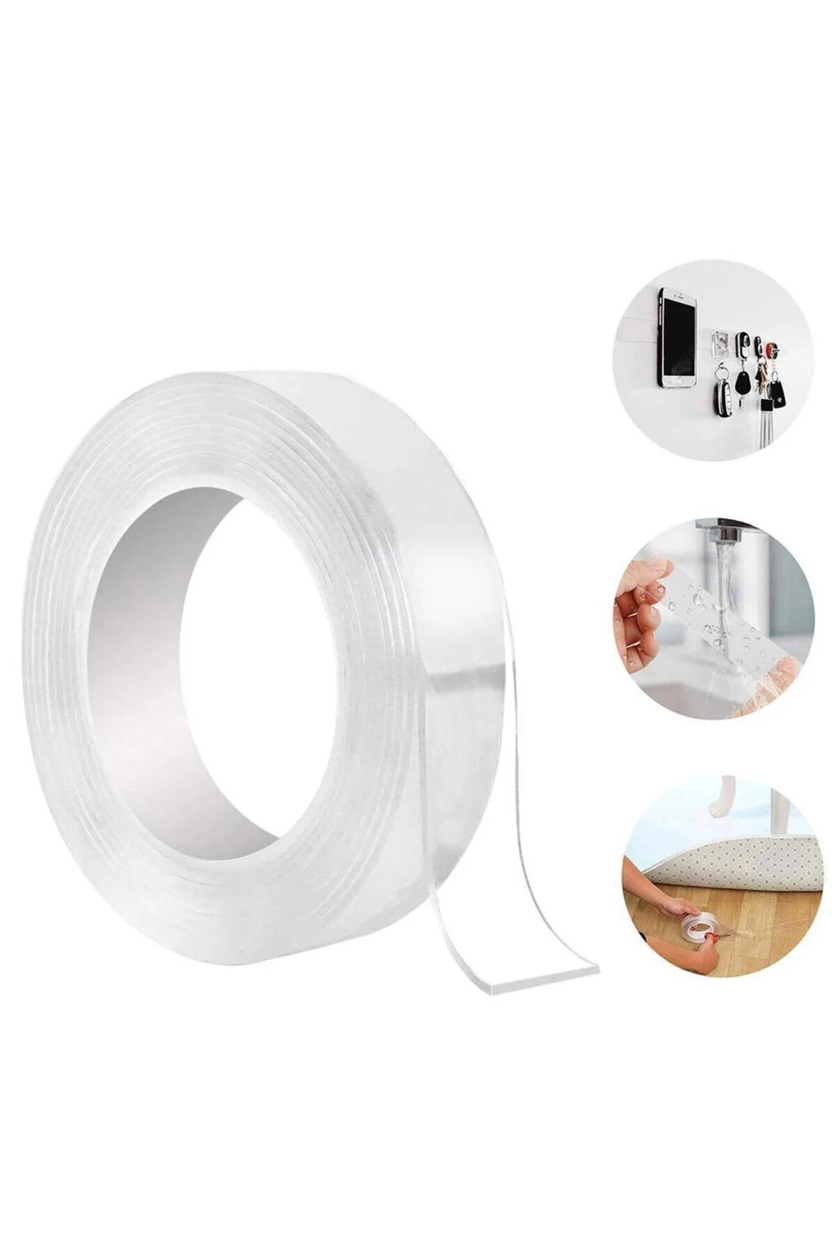 Çift Taraflı Bant 3 Cm 2 Metre Çift Taraflı Bant 3 Cm 2 Metre - Görsel 3
