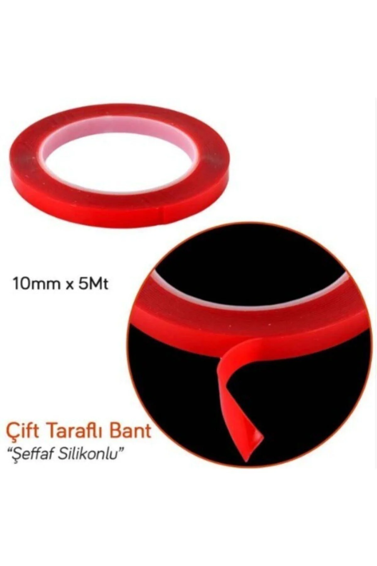 Çift Taraflı Bant Akrilik Şeffaf Süper Güçlü Çift Taraflı Bant 10