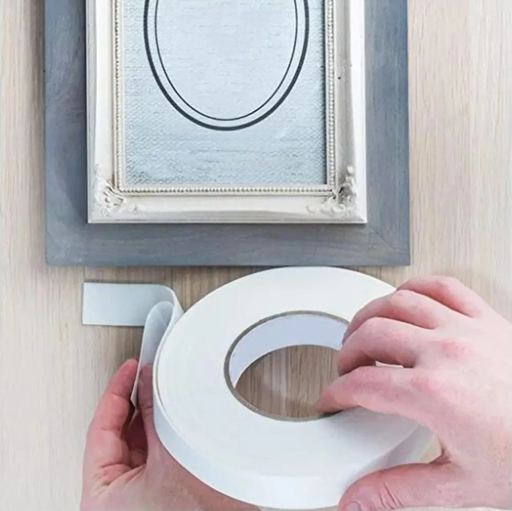 Çift Taraflı Bant Köpük Bant 18 mm x 4,5 mt  Çerçeve Tablo Halı Y