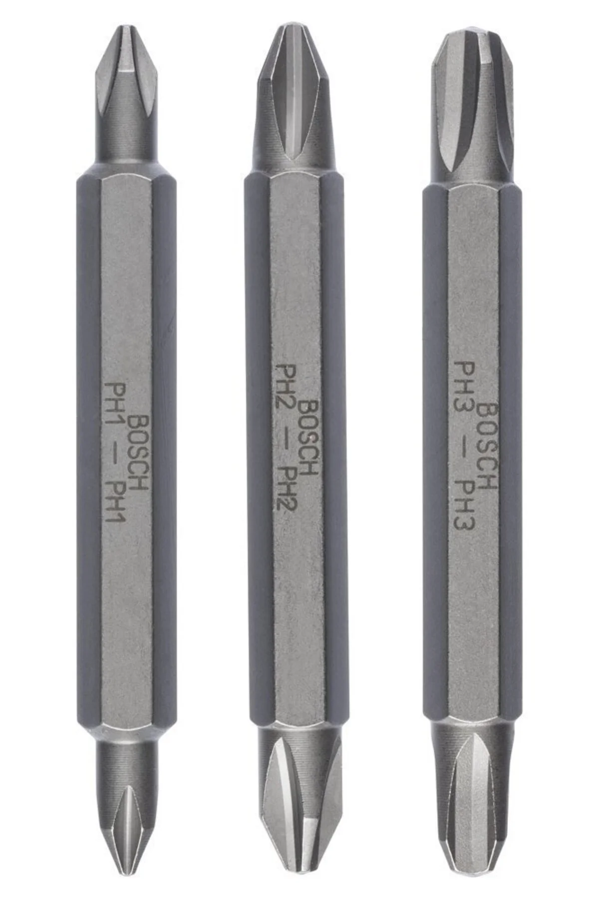 Çift Taraflı Bits Uç PH1/2/3 x 60 mm 3'lü 2607001748