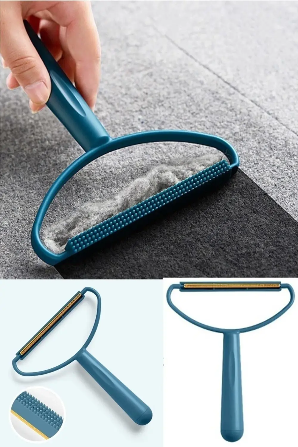 Çift Taraflı Elbise Tiftik Ve Tüy Toparlayıcı Kazak Hırka Halı Pl