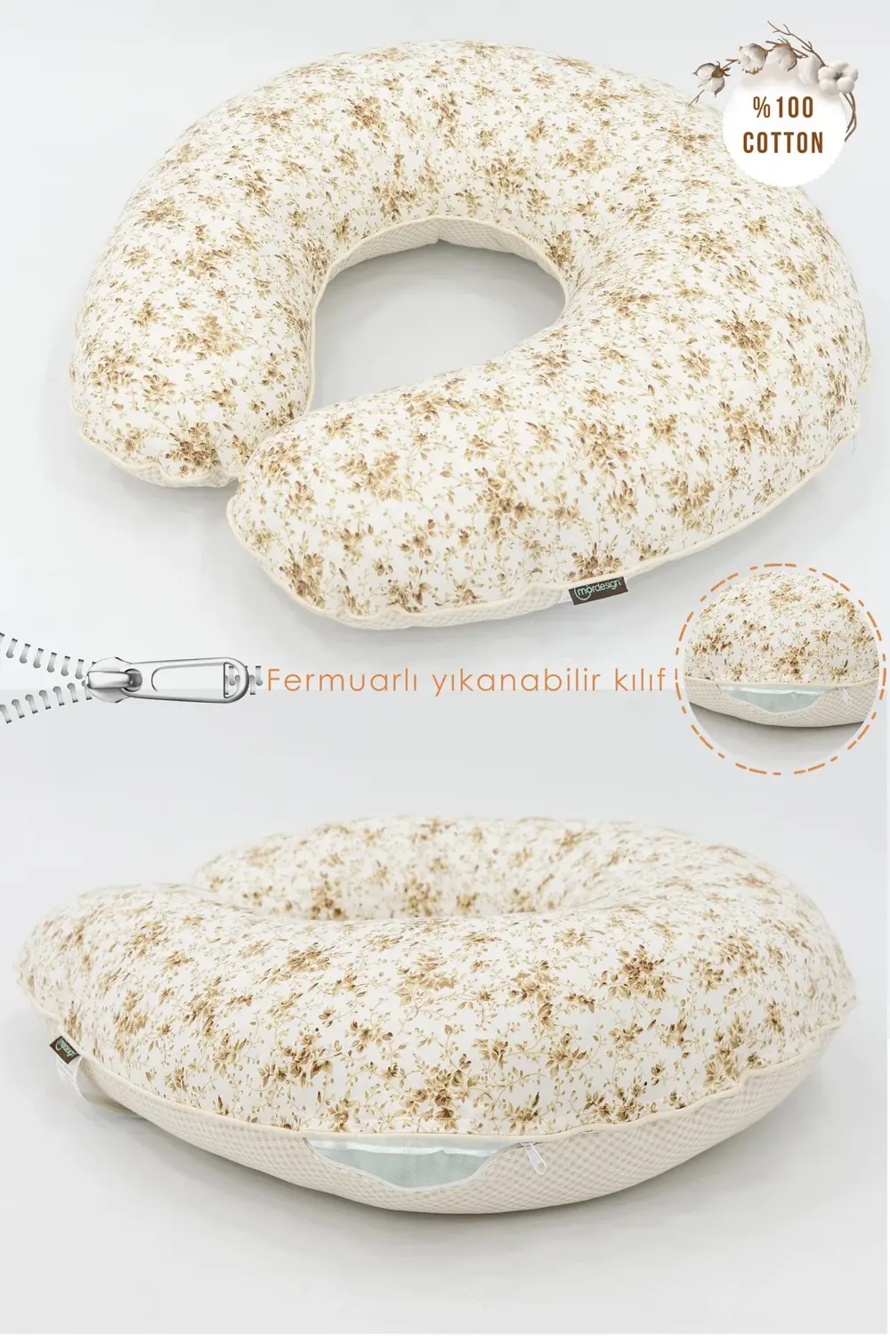 Çift Taraflı Emzirme Yastığı /bebek Destek Minderi, Hamile Yastığ