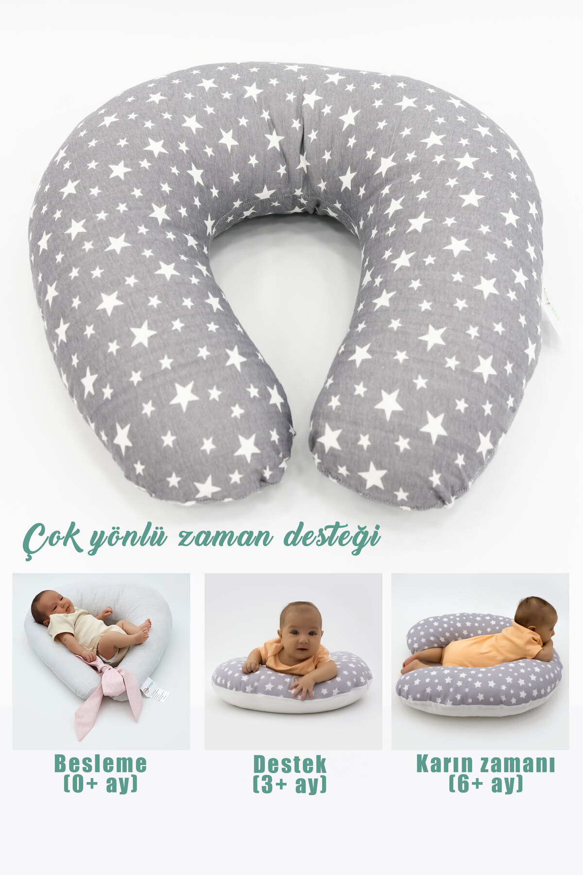 Çift Taraflı Emzirme Yastığı /bebek Destek Minderi, Hamile Yastığ