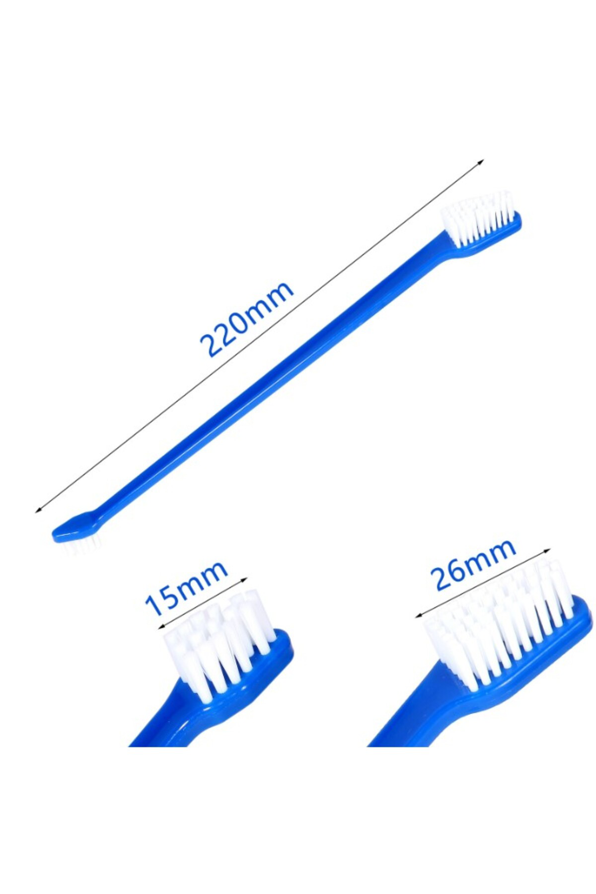 ÇIFT TARAFLI HAYVAN DIŞ FİRÇASI Güçlü, Temiz Dişler ve Daha Sağlı
