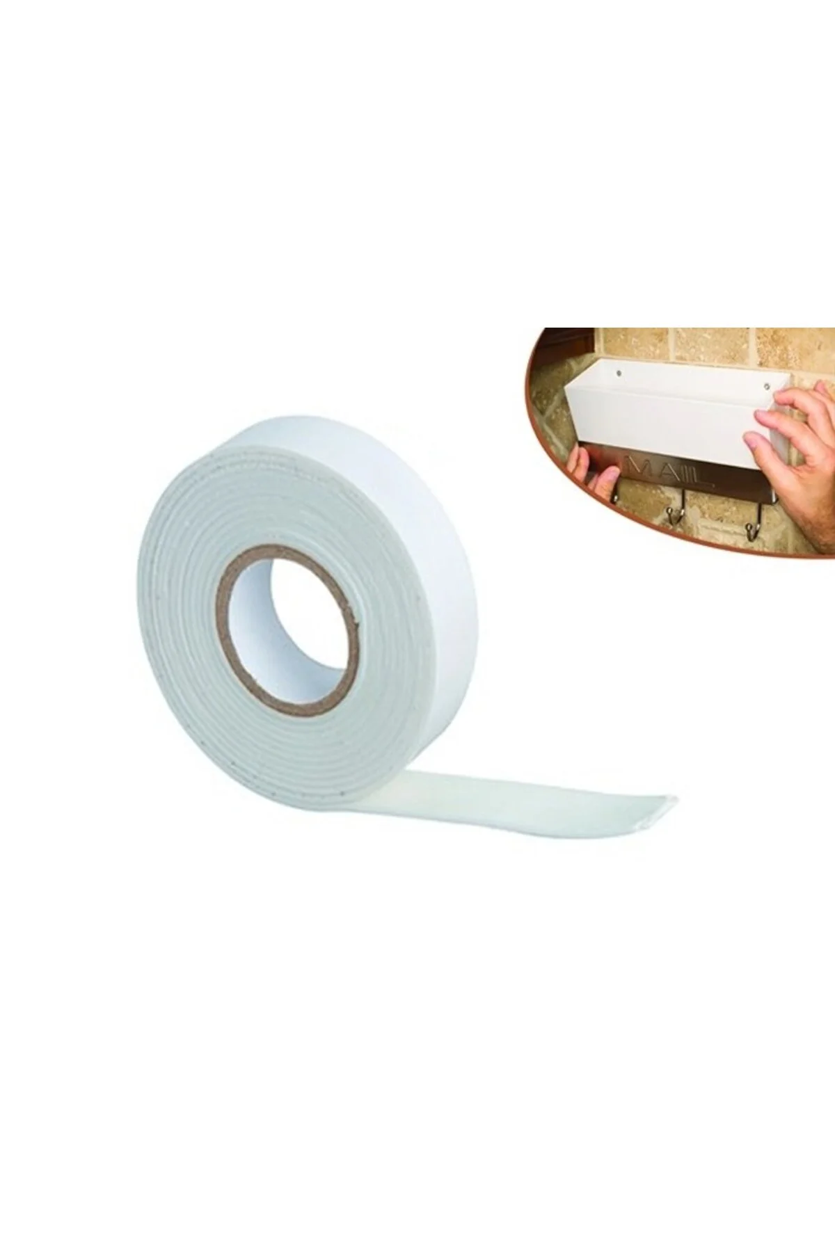 Çift Taraflı Köpük Bant 19mmx5m (3 Adet)