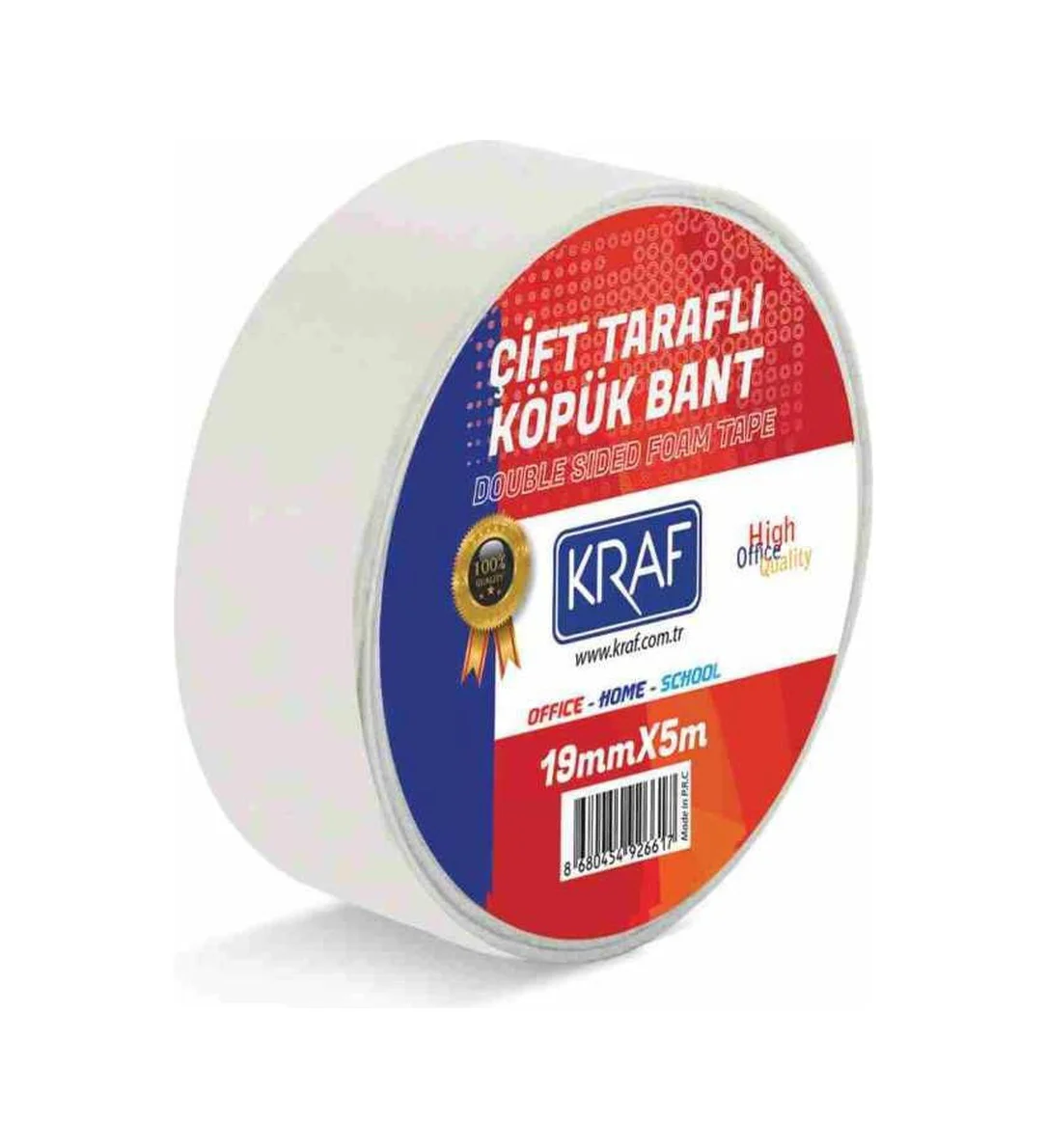Çift Taraflı Köpük Bant 19Mmx5M