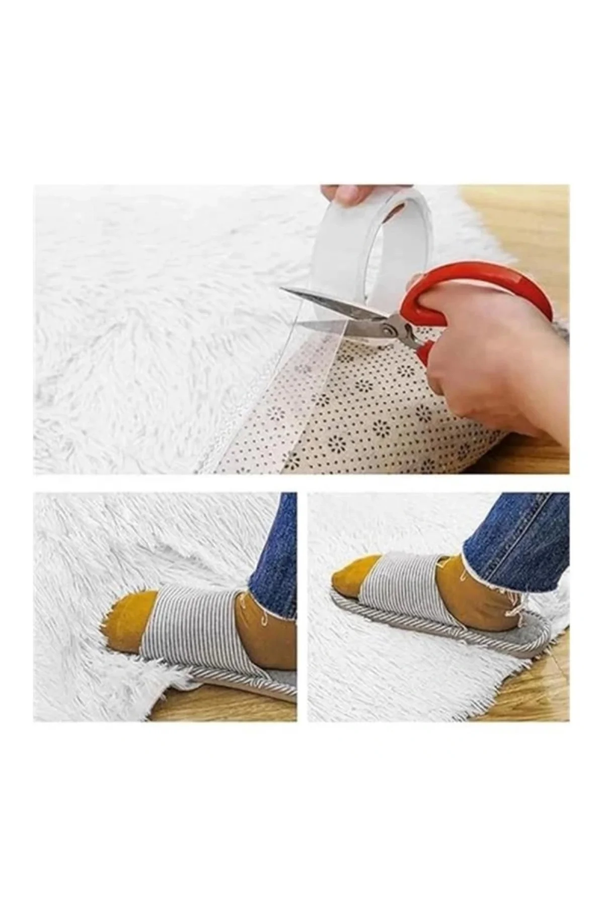 Çift Taraflı Nano Bant Süper Güçlü Şeffaf Çift Taraflı Bant 2CM 3 Metre