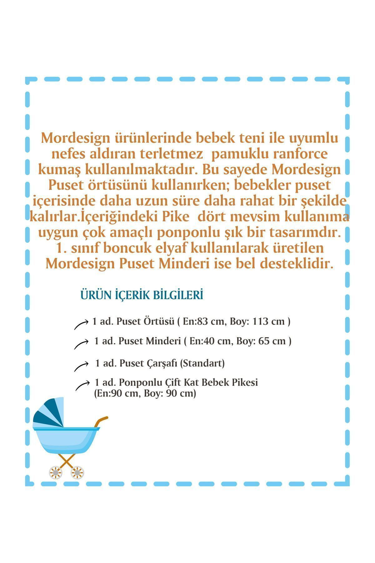 Çift Taraflı Ortopedik Puset Minderi, Örtü, Çarşaf Ve Bebek Pikes