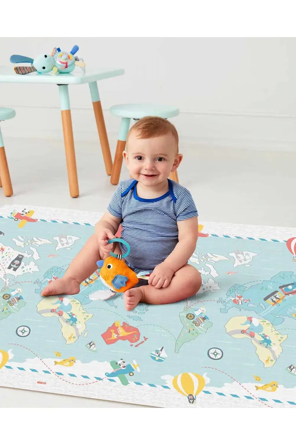 Çift Taraflı Oyun Halısı Oyun Matı Harita