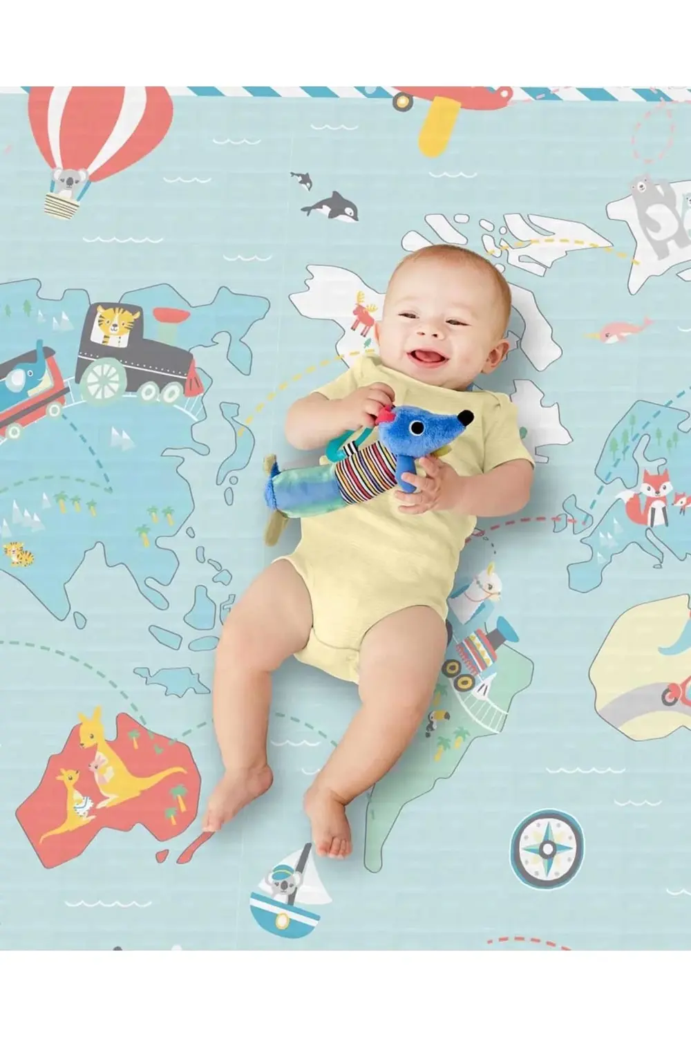 Çift Taraflı Oyun Halısı Oyun Matı Harita